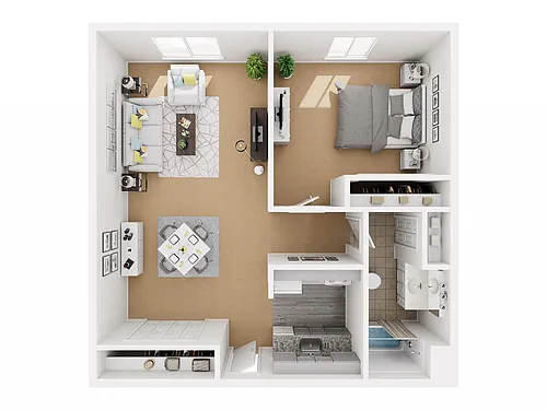 Floor plan Beebe
