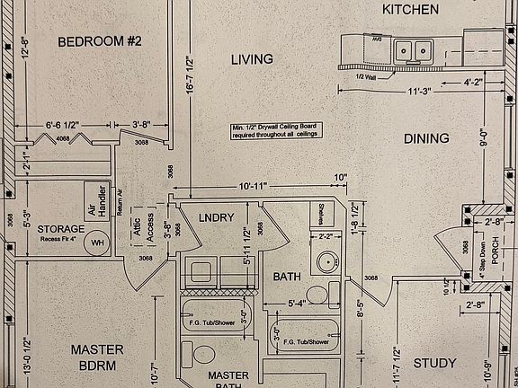Floor plan of unit