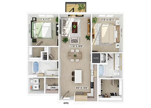 Floor plan B3