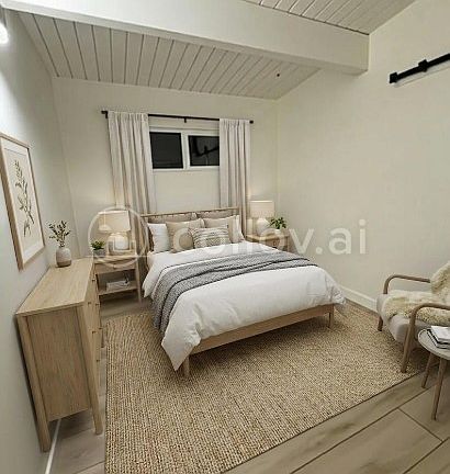 Bedroom (Virtually Staged)