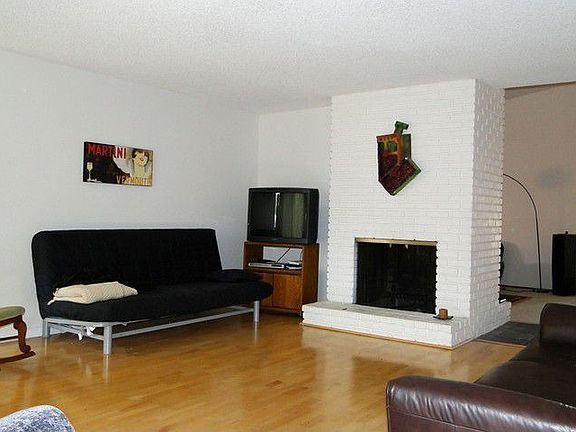 Family room with fireplace