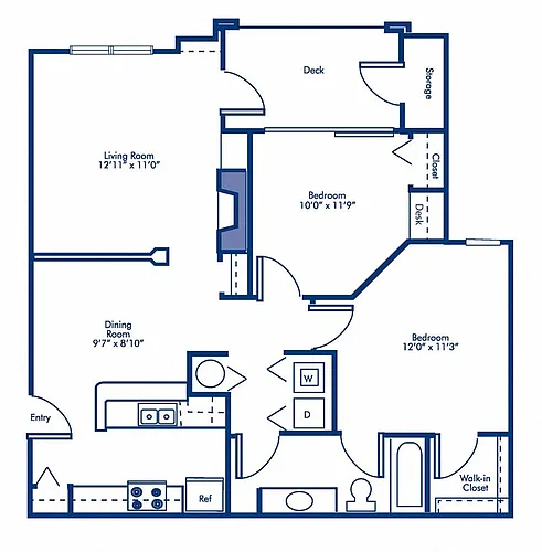 Floor plan B1 Renovated