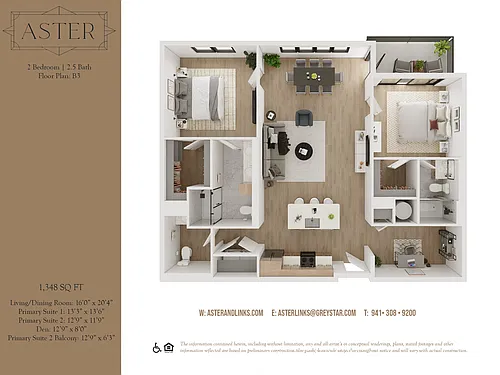 Floor plan Aster B3