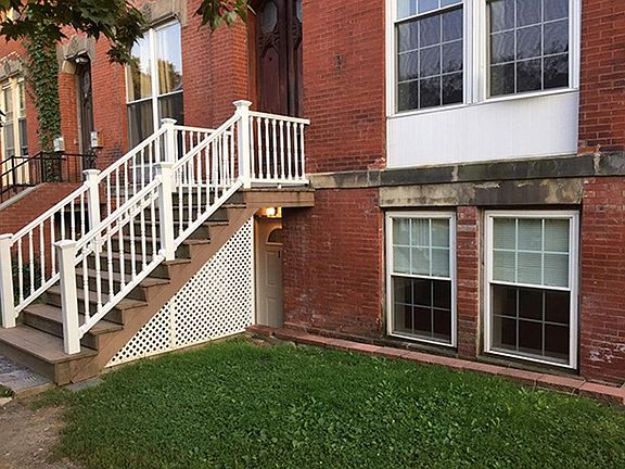 Large front yard and park across the street