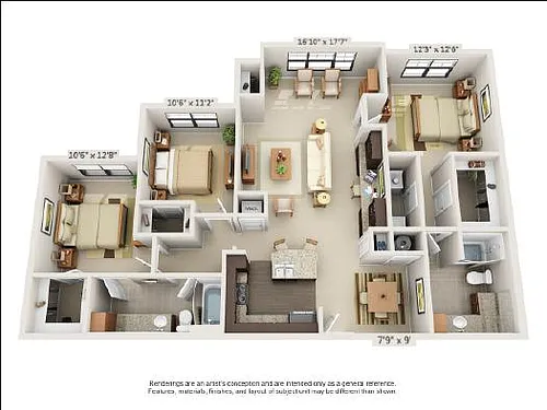 Floor plan C1SR