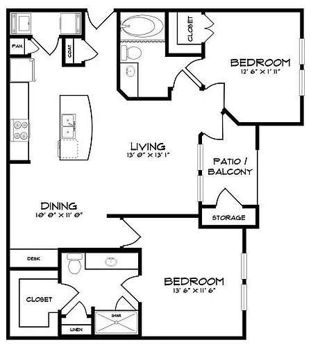 Floor plan B1