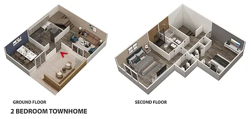 Floor plan 2B 2BA Upgrade