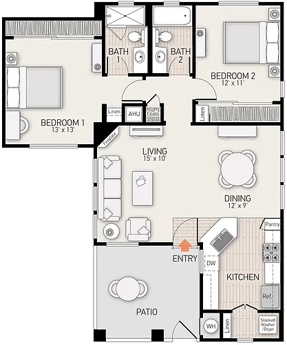 Floor plan Plan D