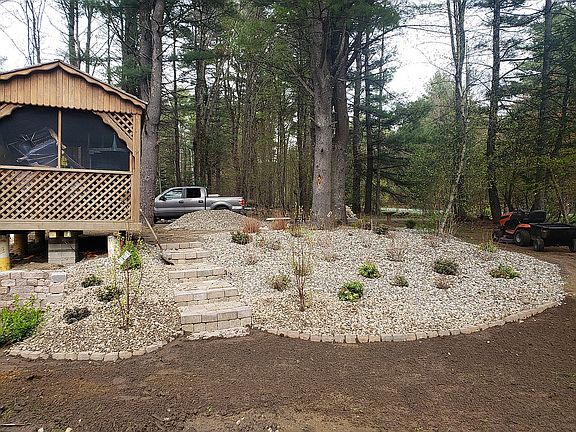 Rear AG Pool Gazebo & Garden