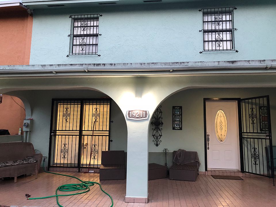 Front of house; gated 