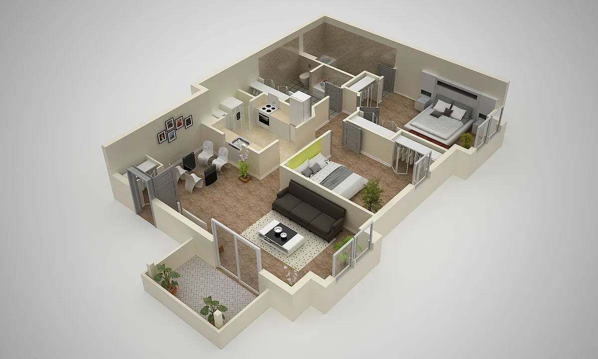 Floor plan B1RP Iron Ridge