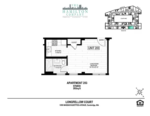 Floor plan STUDIO