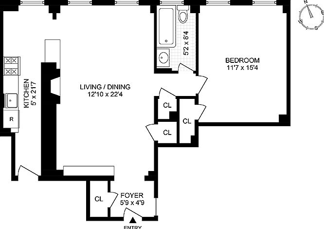 2nd image of 440 W 34th St APT 16B