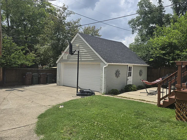 Two car detached garage