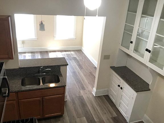 View from Kitchen to Living Room