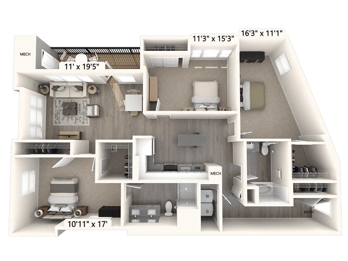 Floor plan C5U