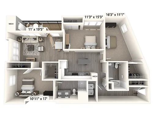 Floor plan C5U