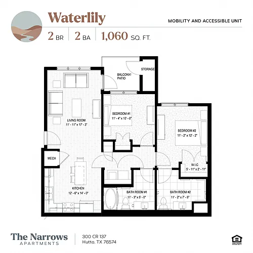 Floor plan Waterlily