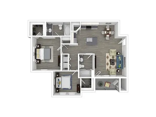 Floor plan 1X1M