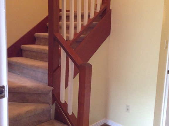 Stairs to right of Foyer