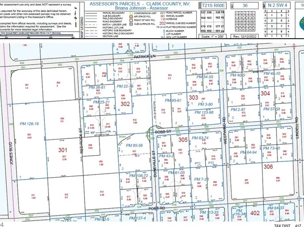 Pt Nw4 Sw4 Sec 36 21 60, Las Vegas, NV 89118
