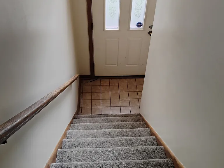 The upstairs view from the front door