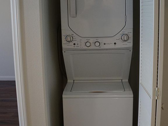 Stackable washer/ dryer in every unit