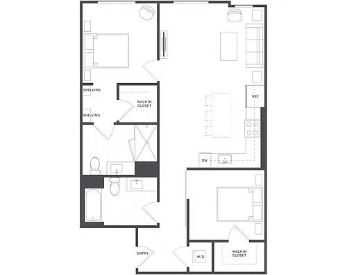 Floor plan C61C