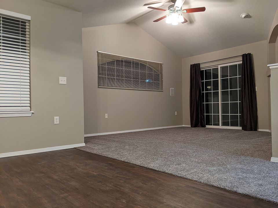 Looking from dining area to the living room