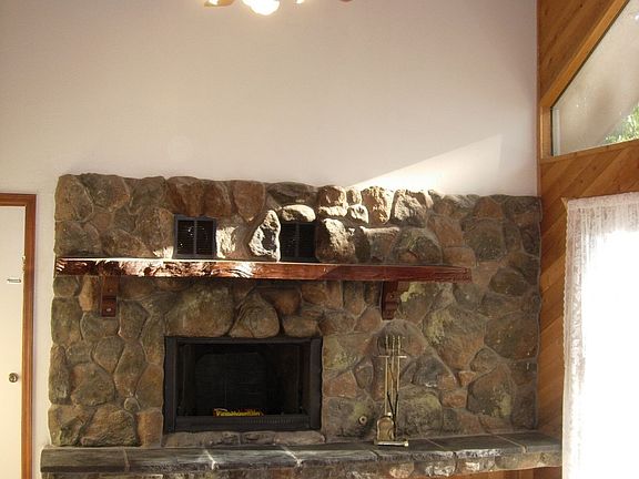 Fireplace in living room
