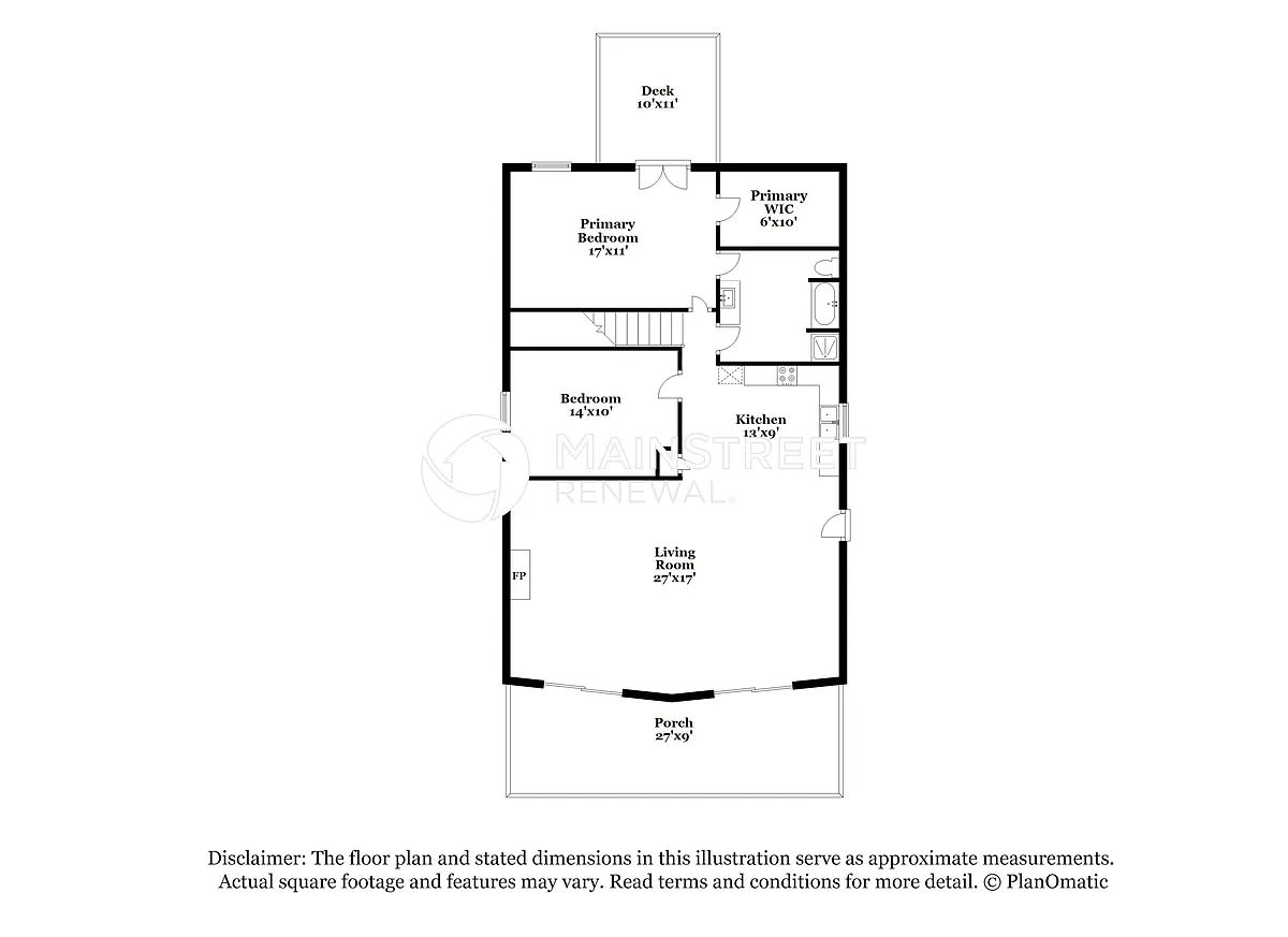 Floor Plan - 657 Lake Dr