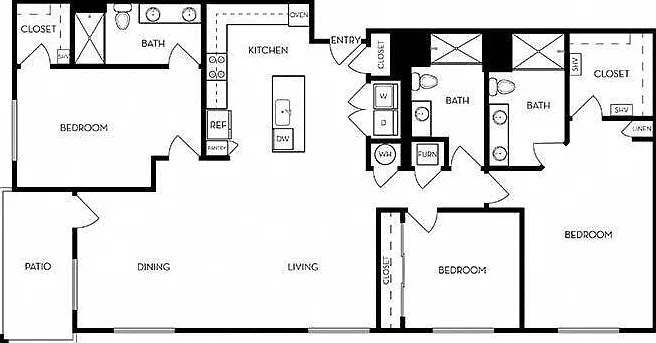Wesley | 3 Bed/3 Bath | 1,821 SF Wesley | 3 Bed/3 Bath | 1,821 SF
