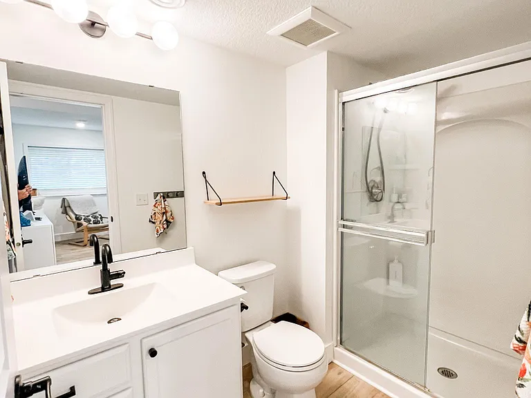 Basement bathroom