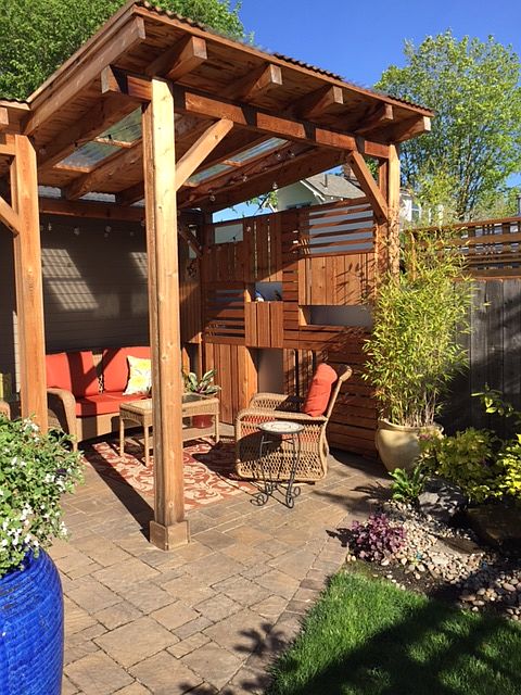 New landscaping in back