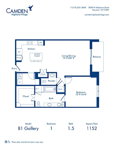 Floor plan B1 Gallery