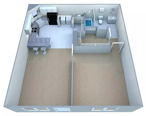 Floor plan Custom Deluxe III- Phase1