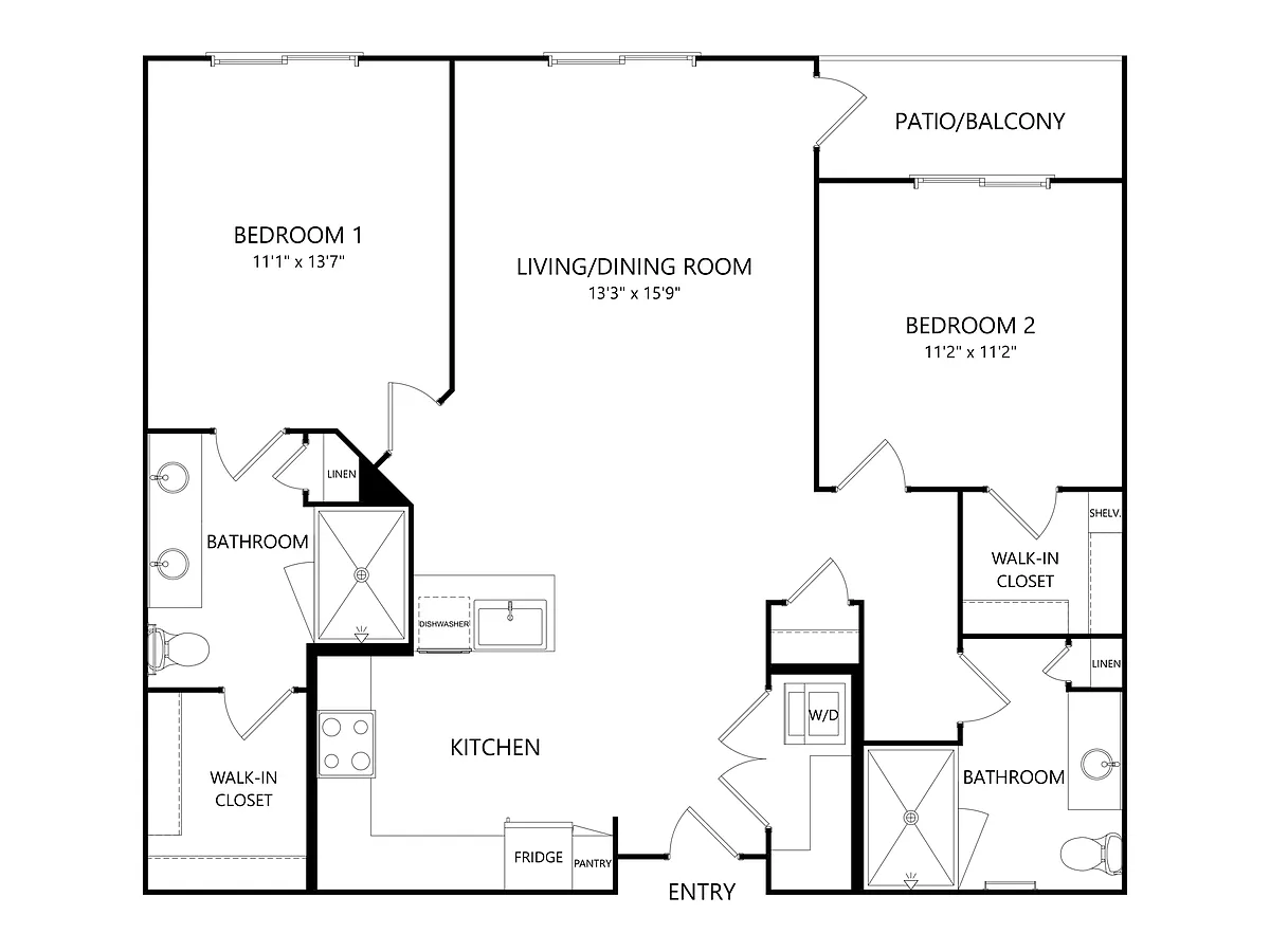 Floor plan B1