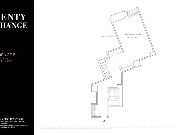 2nd image of 20 Exchange Pl APT 1208