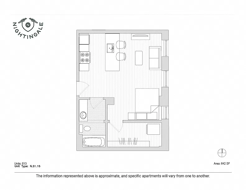 Floor plan Nightingale - Maud Booth