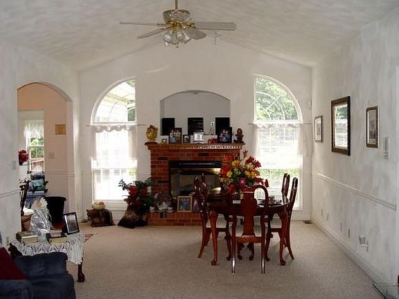 Open plan formal dining room