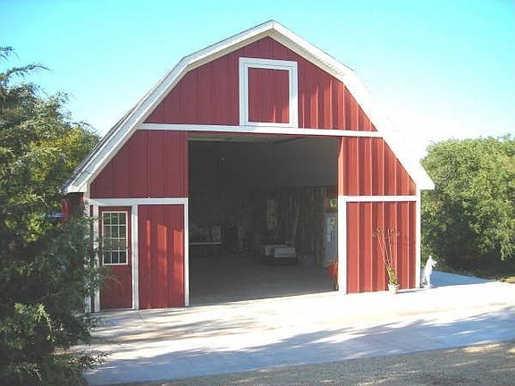 14 ft. garage door on barn: heated, insulated, cable ready 
