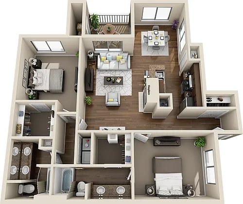 Floor plan The Dunhill