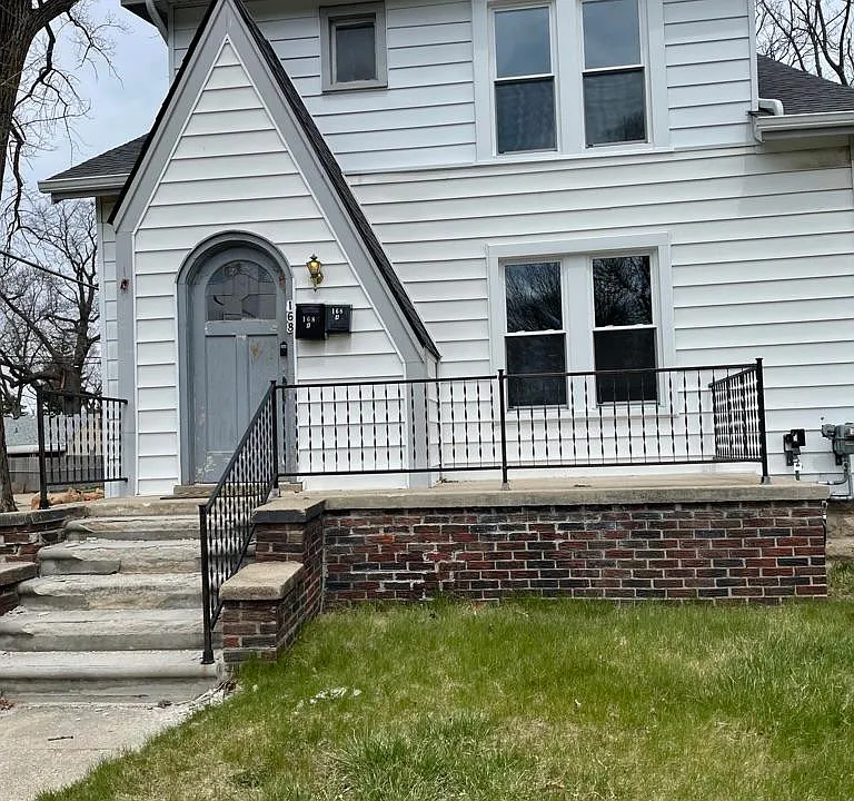 Front entry of house