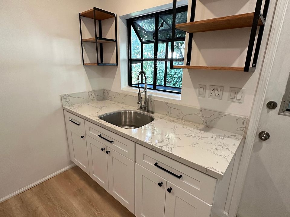Kitchen Sink facing front door