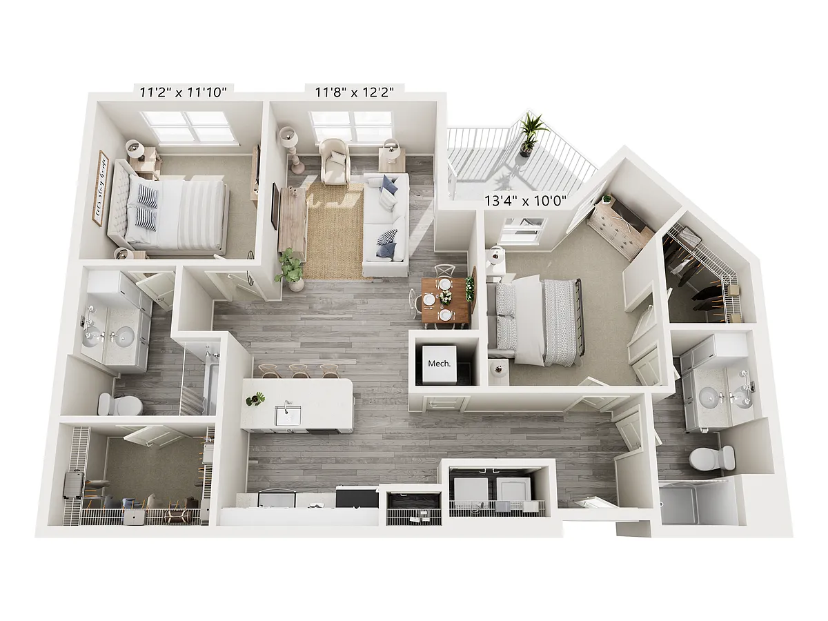Floor plan Riverwalk