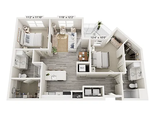 Floor plan Riverwalk