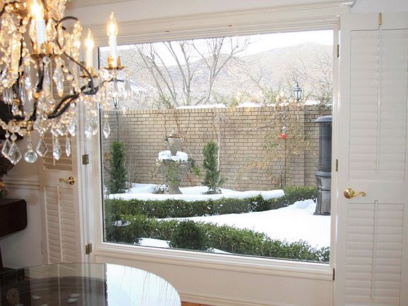 Private Winter Courtyard View