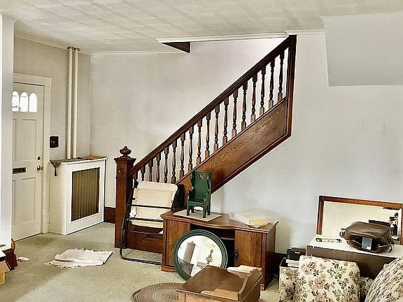 Front entry and living room