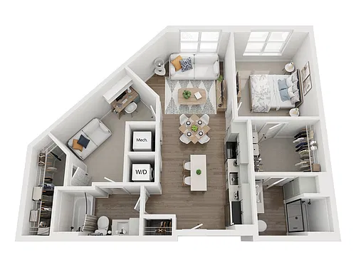 Floor plan A1BD
