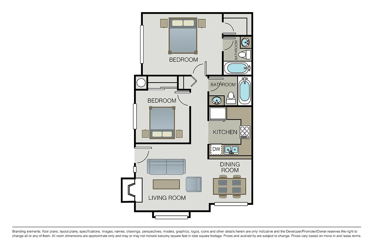 Floor plan Plan 2B